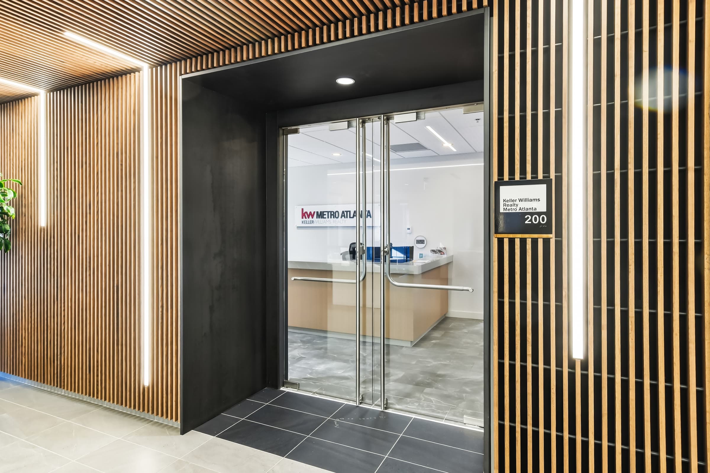 The entrance to the KW Metro Atlanta market center